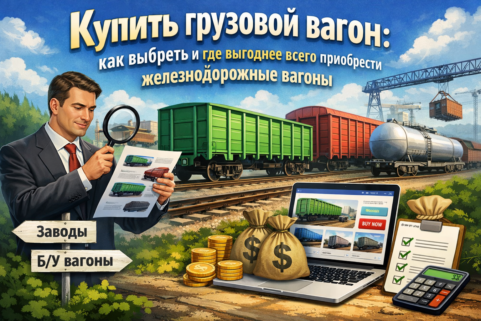 Купить грузовой вагон